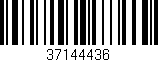 Código de barras (EAN, GTIN, SKU, ISBN): '37144436'