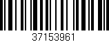 Código de barras (EAN, GTIN, SKU, ISBN): '37153961'