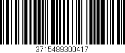 Código de barras (EAN, GTIN, SKU, ISBN): '3715489300417'