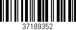 Código de barras (EAN, GTIN, SKU, ISBN): '37189352'