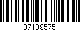 Código de barras (EAN, GTIN, SKU, ISBN): '37189575'