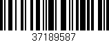 Código de barras (EAN, GTIN, SKU, ISBN): '37189587'