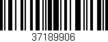 Código de barras (EAN, GTIN, SKU, ISBN): '37189906'