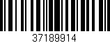 Código de barras (EAN, GTIN, SKU, ISBN): '37189914'