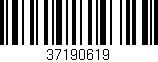 Código de barras (EAN, GTIN, SKU, ISBN): '37190619'