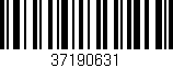 Código de barras (EAN, GTIN, SKU, ISBN): '37190631'