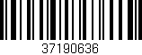 Código de barras (EAN, GTIN, SKU, ISBN): '37190636'