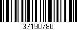 Código de barras (EAN, GTIN, SKU, ISBN): '37190780'