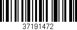 Código de barras (EAN, GTIN, SKU, ISBN): '37191472'
