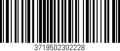 Código de barras (EAN, GTIN, SKU, ISBN): '3719502302228'