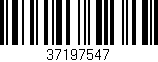 Código de barras (EAN, GTIN, SKU, ISBN): '37197547'