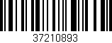 Código de barras (EAN, GTIN, SKU, ISBN): '37210893'