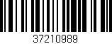 Código de barras (EAN, GTIN, SKU, ISBN): '37210989'