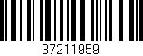 Código de barras (EAN, GTIN, SKU, ISBN): '37211959'