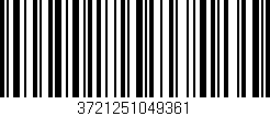 Código de barras (EAN, GTIN, SKU, ISBN): '3721251049361'
