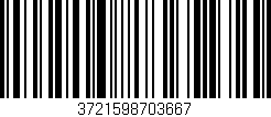 Código de barras (EAN, GTIN, SKU, ISBN): '3721598703667'