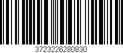 Código de barras (EAN, GTIN, SKU, ISBN): '3723226280830'