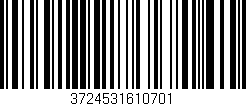 Código de barras (EAN, GTIN, SKU, ISBN): '3724531610701'