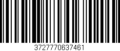 Código de barras (EAN, GTIN, SKU, ISBN): '3727770637461'