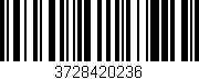 Código de barras (EAN, GTIN, SKU, ISBN): '3728420236'