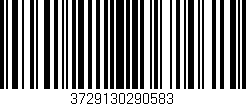 Código de barras (EAN, GTIN, SKU, ISBN): '3729130290583'