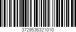 Código de barras (EAN, GTIN, SKU, ISBN): '3729536321010'