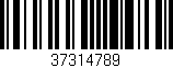 Código de barras (EAN, GTIN, SKU, ISBN): '37314789'