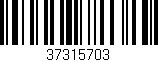 Código de barras (EAN, GTIN, SKU, ISBN): '37315703'