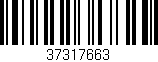 Código de barras (EAN, GTIN, SKU, ISBN): '37317663'