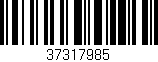 Código de barras (EAN, GTIN, SKU, ISBN): '37317985'