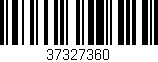 Código de barras (EAN, GTIN, SKU, ISBN): '37327360'