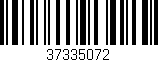 Código de barras (EAN, GTIN, SKU, ISBN): '37335072'