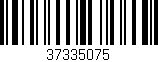 Código de barras (EAN, GTIN, SKU, ISBN): '37335075'