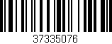 Código de barras (EAN, GTIN, SKU, ISBN): '37335076'