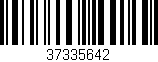 Código de barras (EAN, GTIN, SKU, ISBN): '37335642'
