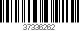 Código de barras (EAN, GTIN, SKU, ISBN): '37336262'