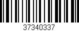 Código de barras (EAN, GTIN, SKU, ISBN): '37340337'