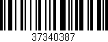 Código de barras (EAN, GTIN, SKU, ISBN): '37340387'
