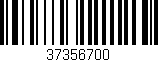 Código de barras (EAN, GTIN, SKU, ISBN): '37356700'