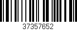 Código de barras (EAN, GTIN, SKU, ISBN): '37357652'