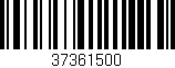 Código de barras (EAN, GTIN, SKU, ISBN): '37361500'