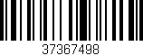 Código de barras (EAN, GTIN, SKU, ISBN): '37367498'