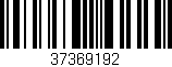 Código de barras (EAN, GTIN, SKU, ISBN): '37369192'