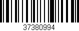 Código de barras (EAN, GTIN, SKU, ISBN): '37380994'