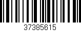 Código de barras (EAN, GTIN, SKU, ISBN): '37385615'