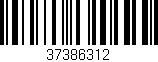 Código de barras (EAN, GTIN, SKU, ISBN): '37386312'