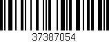 Código de barras (EAN, GTIN, SKU, ISBN): '37387054'