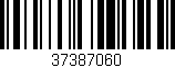 Código de barras (EAN, GTIN, SKU, ISBN): '37387060'