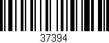 Código de barras (EAN, GTIN, SKU, ISBN): '37394'