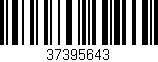 Código de barras (EAN, GTIN, SKU, ISBN): '37395643'